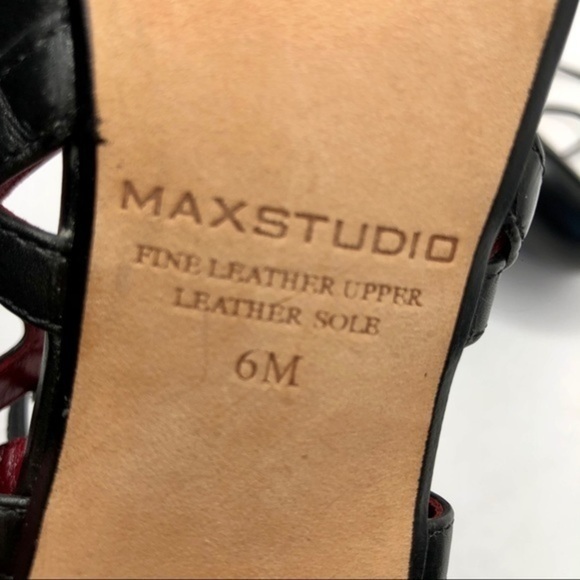 Max Studio cutout leather pumps size 6M - Picture 7 of 7